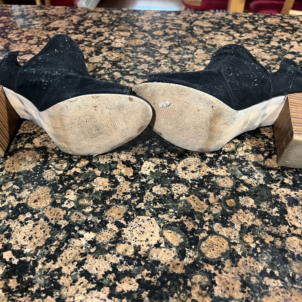 Fergaliscious Peep Toe Bootie - image 2